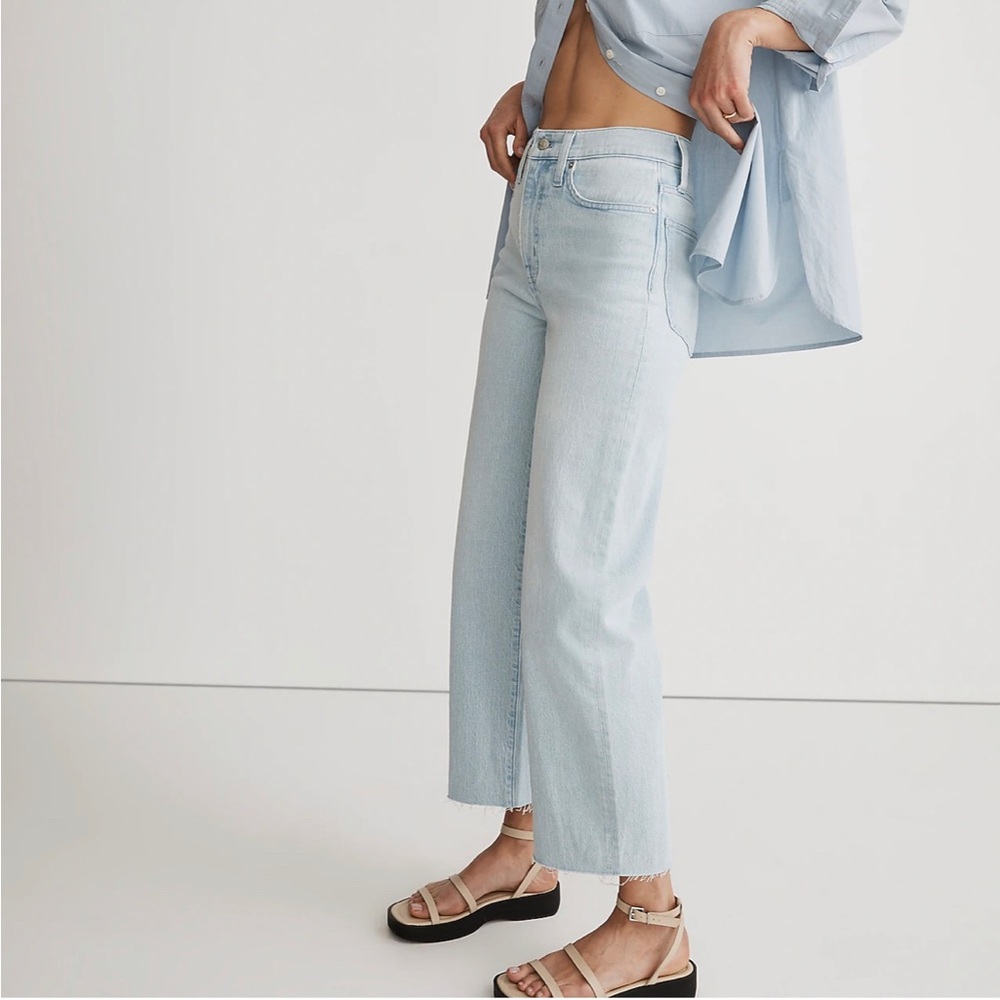 Madewell Perfect Vintage Wide-Leg Crop Jean